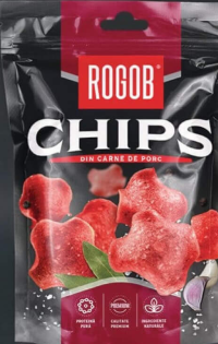 Rogob Chipsuri crud-afumate de porc 40g