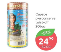 Capace p-u conserve twist-off 20buc