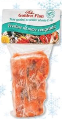 Golden Fish Peste somon bucati cong. 800g