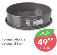 Forma rotunda de copt 28cm
