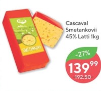 Latti Cascaval Smetankovii 45% 1kg
