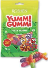 Bomboane gumate Yummi Gummi Roshen 70g