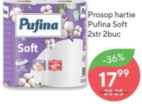 Pufina Soft Prosop de hârtie 2str 2buc