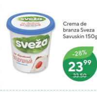 Savushkin Sveza Crema de branza 150g