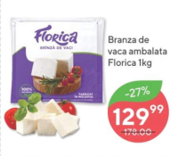 Florica Branza de vaca ambalata 1kg