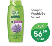 Wash&Go Sampon 675ml