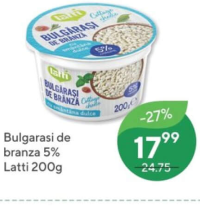 Latti Bulgarasi de branza 5% 200g