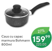Bohmann Caus cu capac marmura 800ml