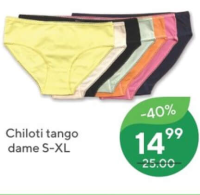Chiloti tango dame S-XL