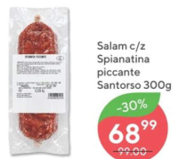 Santorso Salam c/z Spianatina piccante 300g
