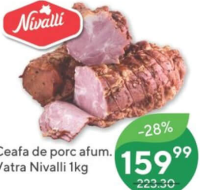 Vatra Nivalli Ceafa de porc afum. 1kg