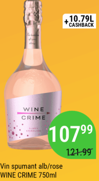 Wine Crime Vin spumant alb/rose 750ml