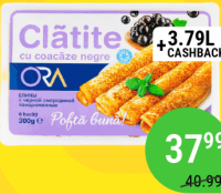 Clatite cu coacaze negre cong. ORA 300g