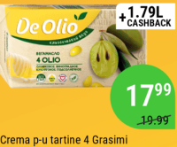 De Olio Crema p-u tartine 4 Grasimi 180g