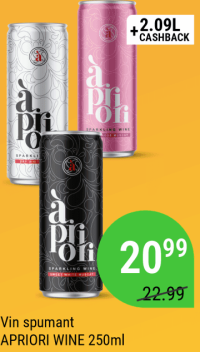 Apriori Wine Vin spumant 250ml