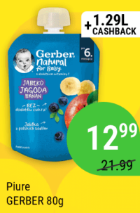 GERBER Piure pentru bebeluși 80g
