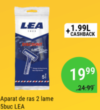 Aparat de ras 2 lame 5buc LEA