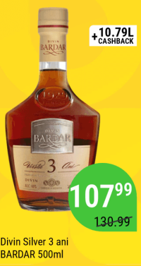 Bardar Divin Silver 3 ani 500ml