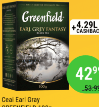 Ceai Earl Gray GREENFIELD 100g