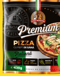 Pizza italiana cu piept de gaina Premium CASA NOASTRA 450g