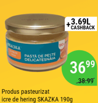 SKAZKA Produs pasteurizat icre de hering 190g