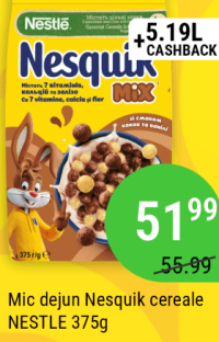 NESTLE Nesquik Cereale mic dejun 375g