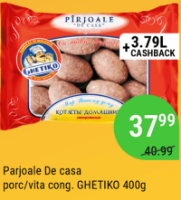 GHETIKO Parjoale De casa porc/vita cong. 400g