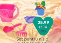 Set pentru nisip in caldarusa 4el