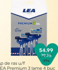 Lea Premium Aparat de ras u/f 4 buc