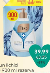 Teo Sapun lichid rezerva 900 ml