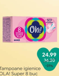 Ola! Super Tampoane igienice 8 buc