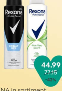Rexona Deo in sortiment
