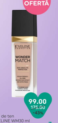 Fond de ten EVELINE Wonder Match WM30 ml