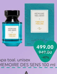 Apa toal. unisex MEMOIRE DES SENS 100 ml