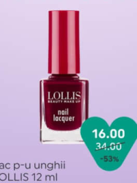 Lac p-u unghii LOLLIS 12 ml