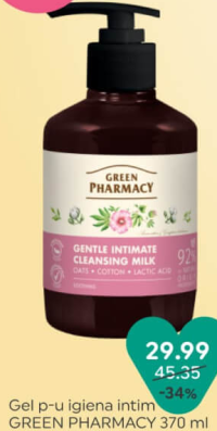 Green Pharmacy Gel p-u igiena intim 370 ml