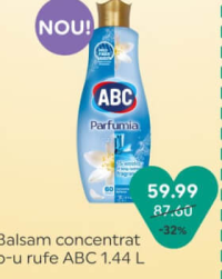 ABC Balsam concentrat p-u rufe Parfumia 1.44 L