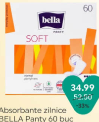Bella Panty Absorbante zilnice 60 buc