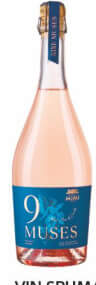 CASTEL MIMI 9 Muses Pinot Noir Vin Spumant, 0.75 L
