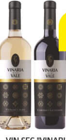VINARIA DIN VALE Vin Sec în sortiment, 0.75 L