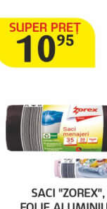 Zorex Saci menajeri 35l, 20 buc