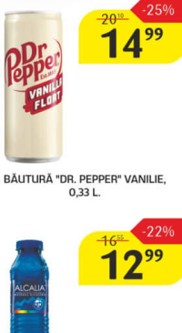 Băutură "DR. PEPPER" Vanilie 0.33 L