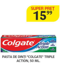 Colgate Pastă de dinți Triple Action 50ml