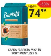 Cafea "BARISTA MIO" în sortiment 225 g