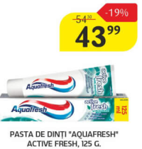 Aquafresh Pastă de dinți Active Fresh 125g