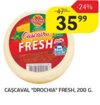 Cascaval Drochia Fresh, 200 g