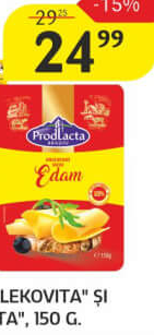 Cascaval Prodlacta Edam, 150 g