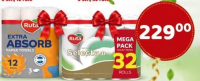 Ruta Set Prosoape de bucătărie 12 role + Hârtie igienică 32 role