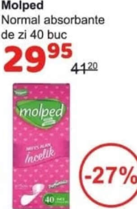 Molped Normal absorbante de zi 40 buc