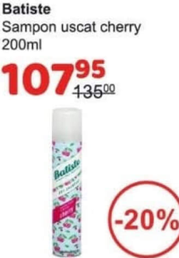 Batiste Sampon uscat cherry 200ml